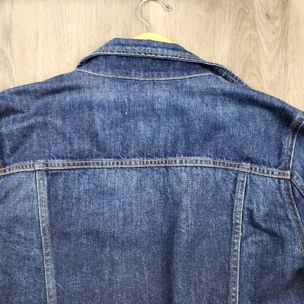 FRAME Reconstructed Ombre Denim Jacket size M
